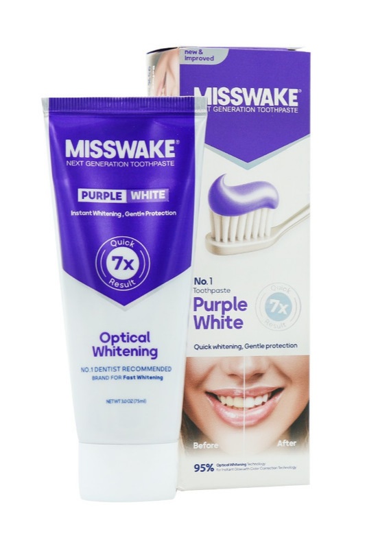 خمیردندان MISSWAKE Purple White